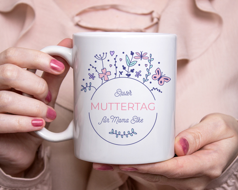 Personalisierbare Tasse - Kollektion Erster Muttertag