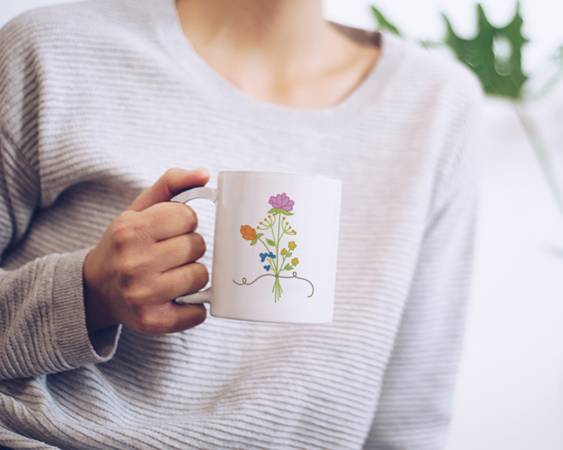 Personalisierbare Tasse - Danke-Kollektion