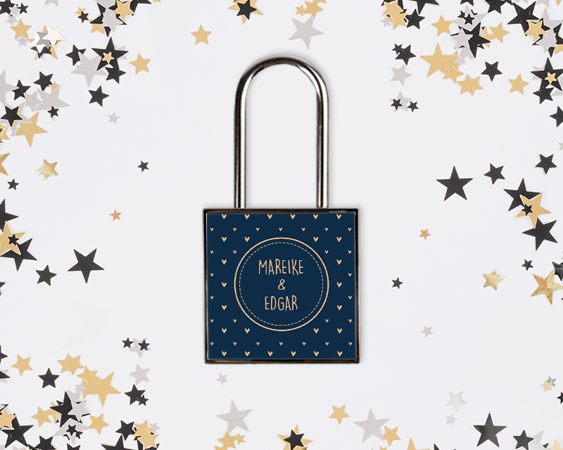 Cadenas de l'Amour Personnalisable - Prénoms - Night Love