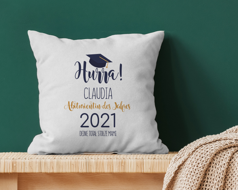 Coussin personnalisé - Collection diplomé(e)