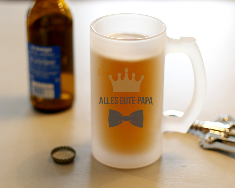 Chope de bière personnalisable - Papa Royal