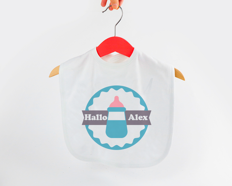 Personalisierbares Baby Latzchen - Vorname