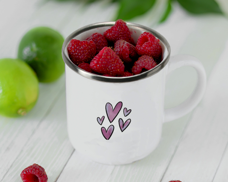 Personalisierbare Emaille-Tasse - Du bist die Beste der Welt