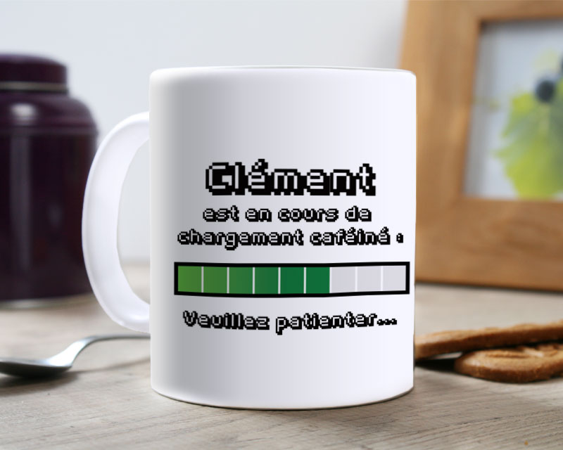 Tasse Koffein-Aufladung