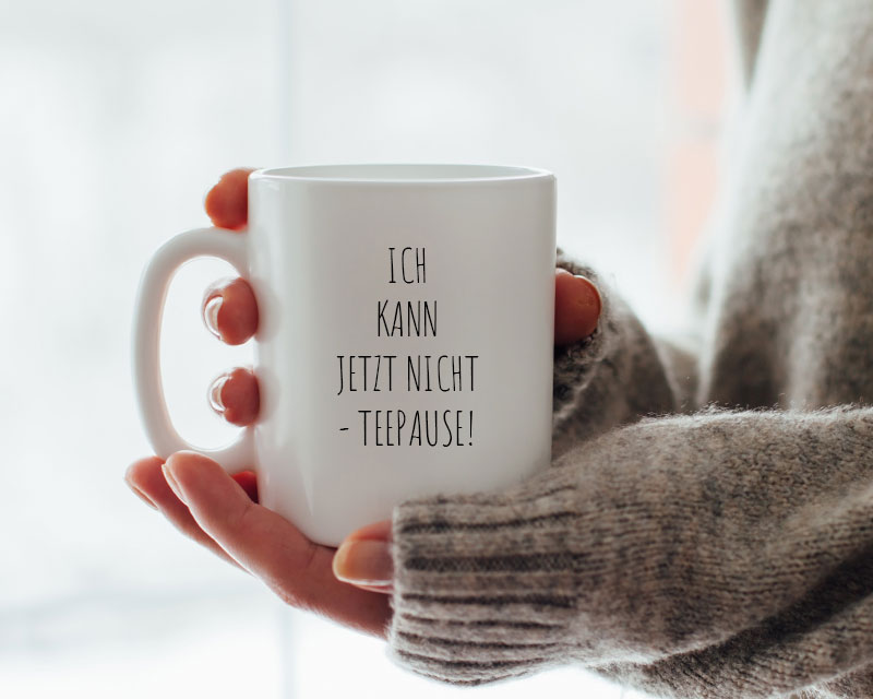 Personalisierbare Tasse - Weißer als Weiß