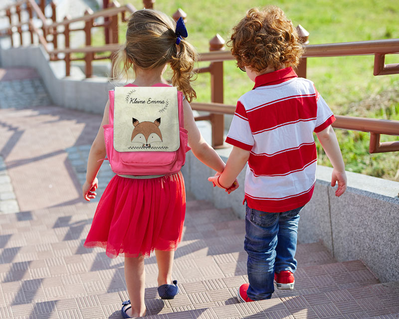 Personalisierbarer Rucksack für Kinder - Fuchs