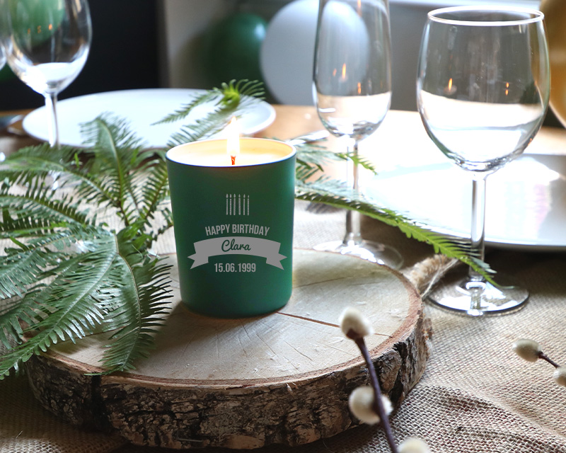 Bougie personnalisable - Collection bougies d'anniversaire