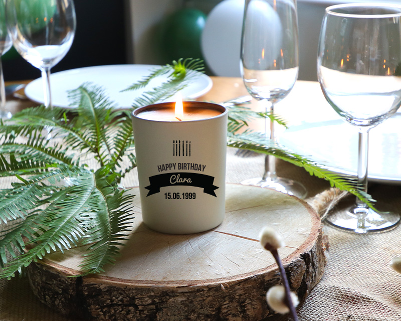 Bougie personnalisable - Collection bougies d'anniversaire