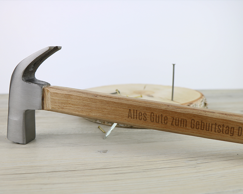 Marteau avec gravure personnalisable - Message