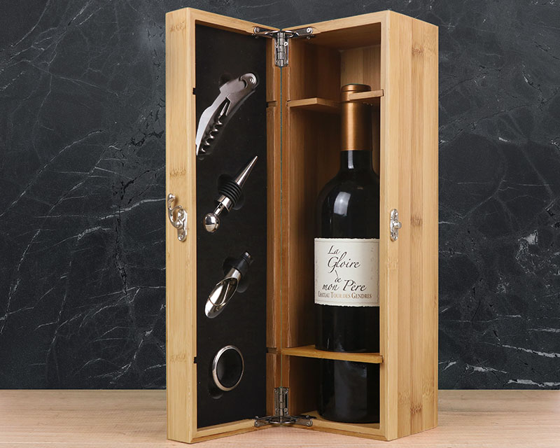 Gravierte Sommelier-Box Premium