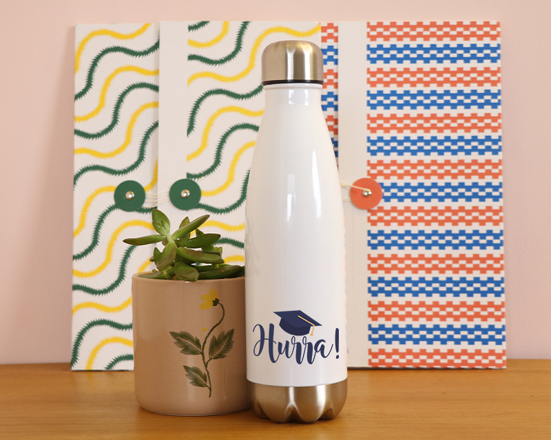 Gourde isotherme en inox personnalisable - Collection diplomé(e)