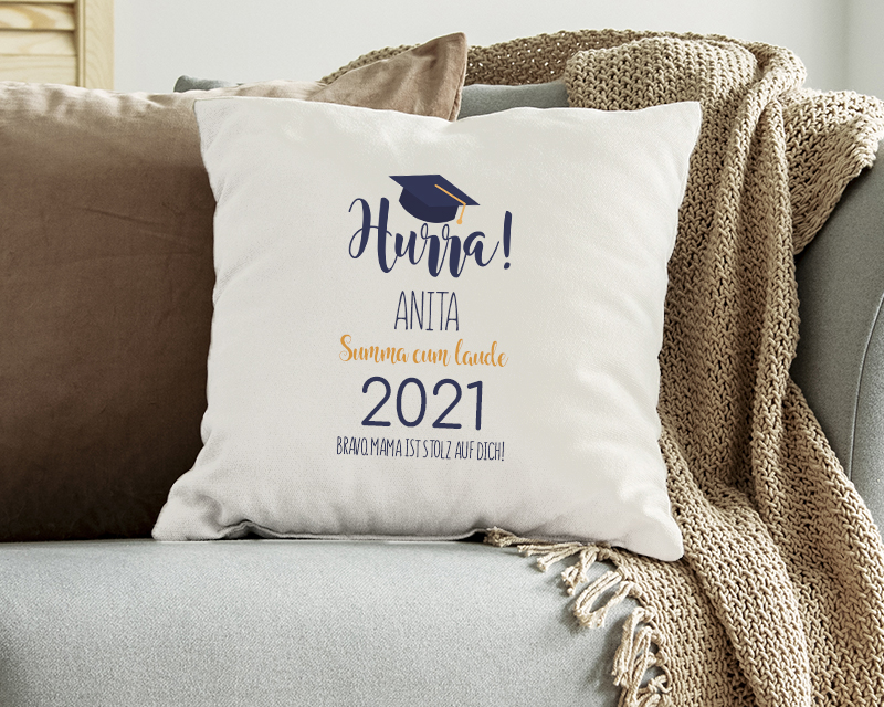 Coussin personnalisé - Collection diplomé(e)