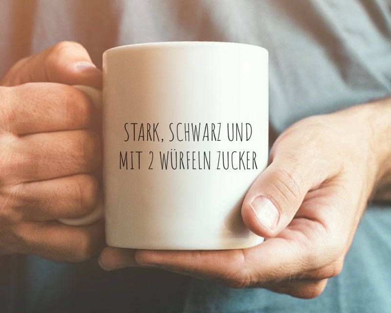 Personalisierbare Tasse - Weißer als Weiß