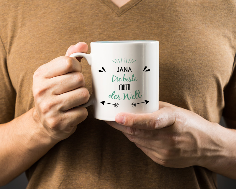 Personalisierte Tasse - Positive Botschaft 2