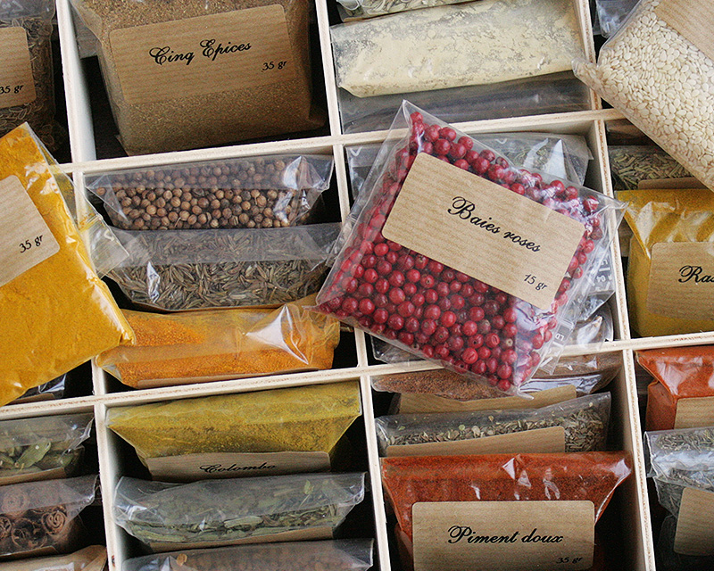 Coffret d'épices collection Cuisine d'Excellence