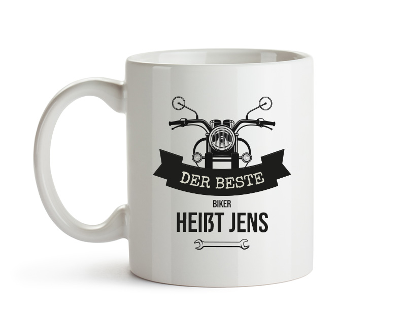 Personalisierbare Tasse - Bester Biker