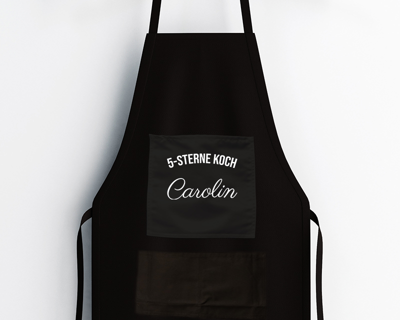 Anpassbare schwarze Schürze - 2