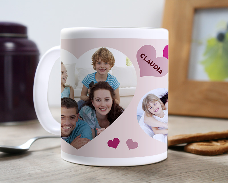Foto-Tasse Herzen