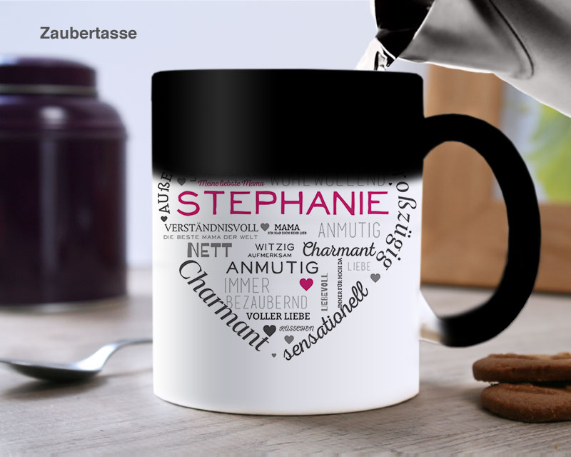 Tasse Liebe Worte für Mama Foto