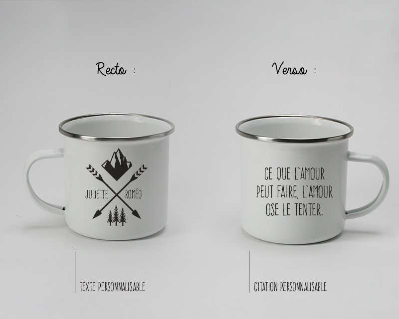 Emaille-Tasse Abenteuer