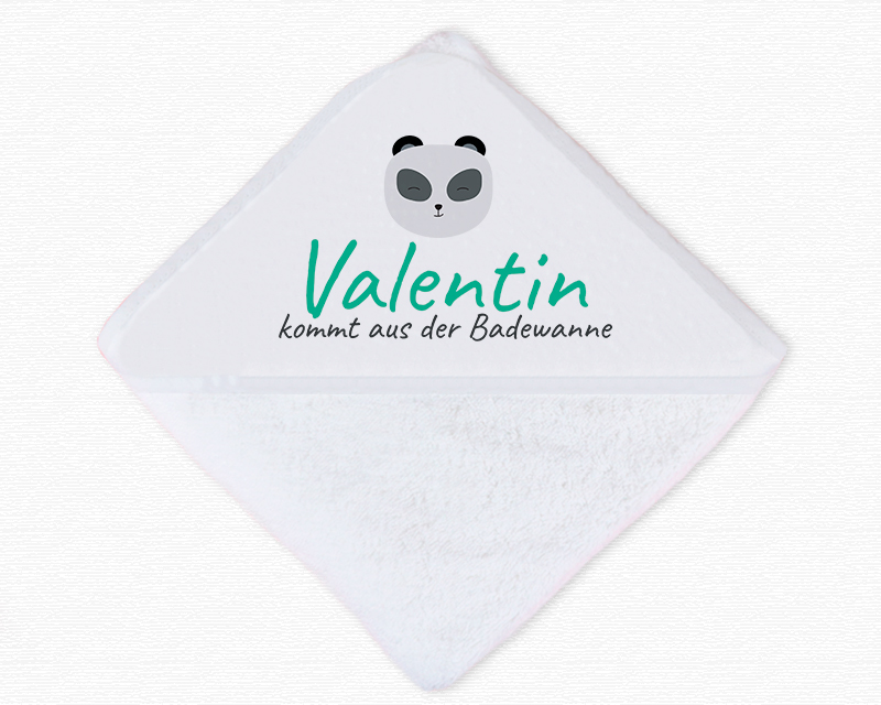 Cape de bain Personnalisable - Petit Panda