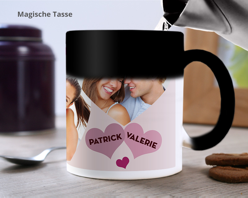 Foto-Tasse Herzen