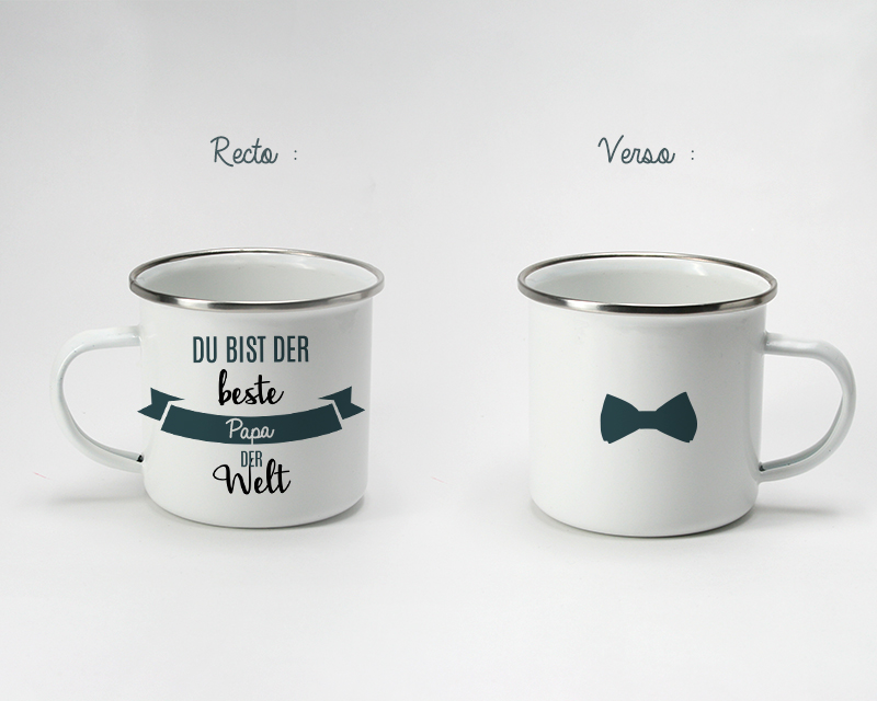 Tasse aus Emaille - Du bist der Beste