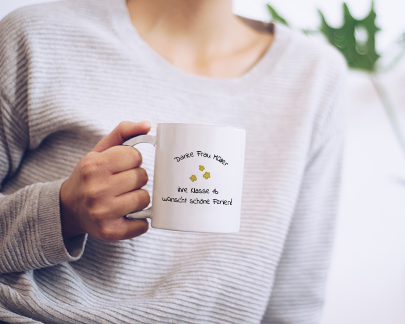 Personalisierbare Tasse - Danke-Kollektion