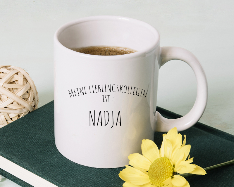 Personalisierbare Tasse - Lieblingskollege /-kollegin