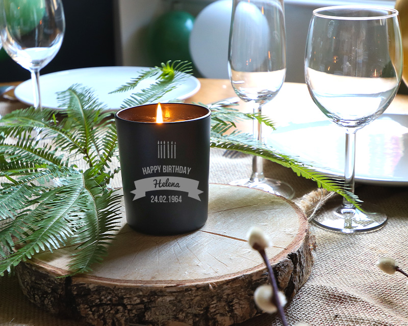 Bougie personnalisable - Collection bougies d'anniversaire