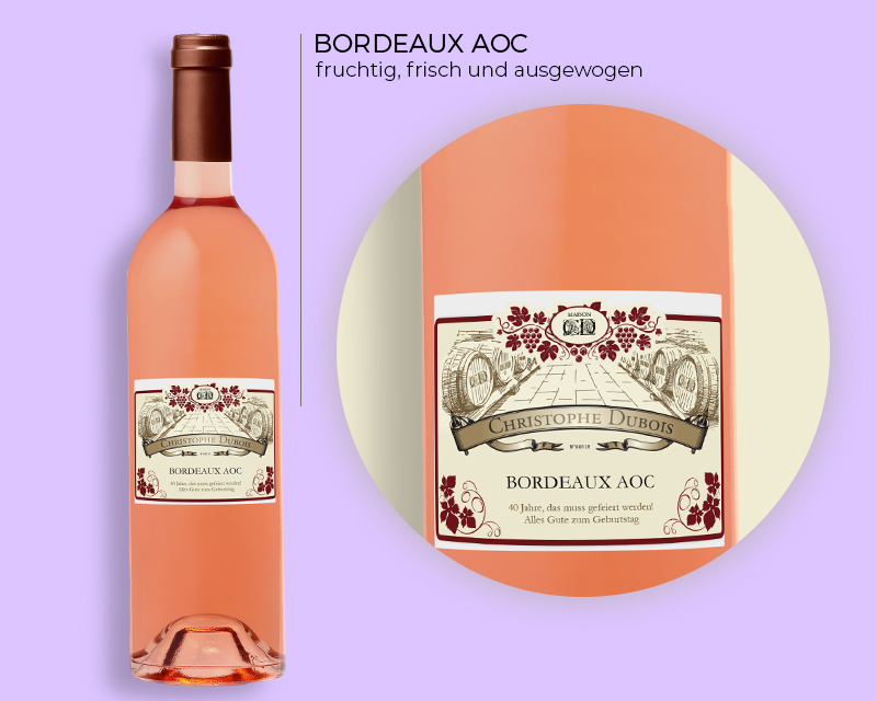 Flasche Roséwein IGP Méditerranée - Klassisch