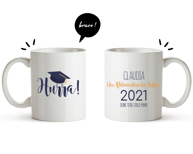 Personalisierbare Tasse - Kollektion Absolvent(in)