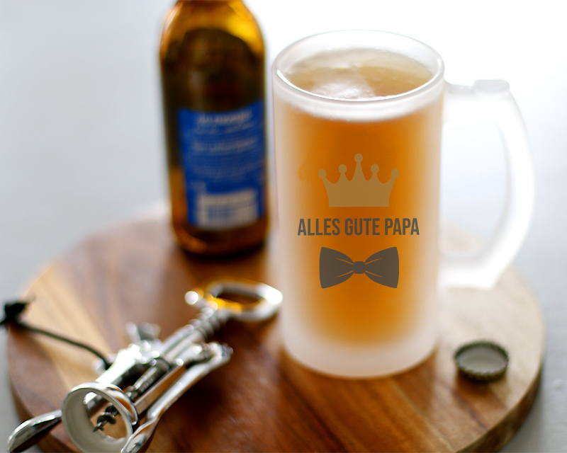 Chope de bière personnalisable - Papa Royal