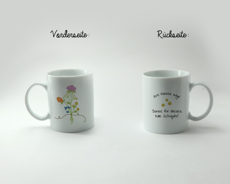 Personalisierbare Tasse - Danke-Kollektion