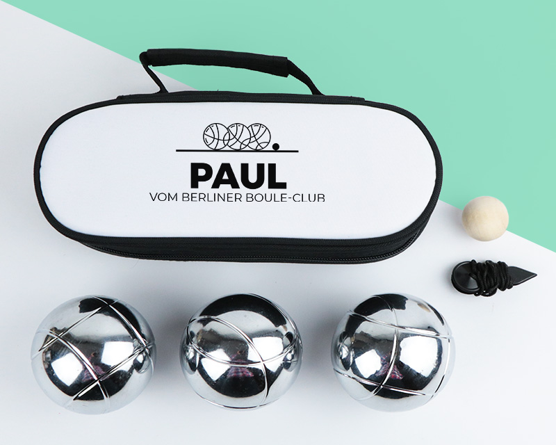 Petanque Set personalisiert - 1