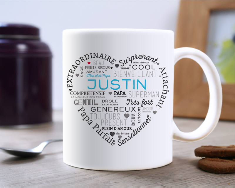 Foto-Tasse Liebe Worte für Papa