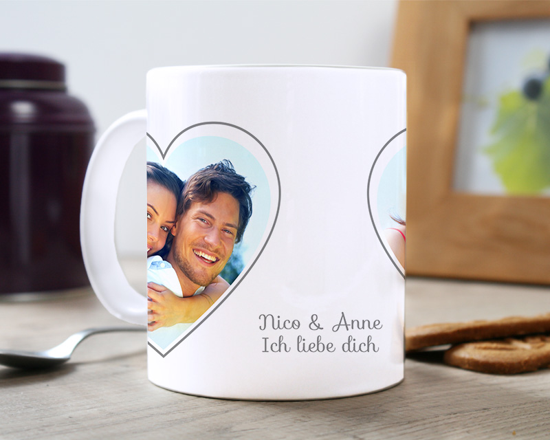 Foto-Tasse Herz