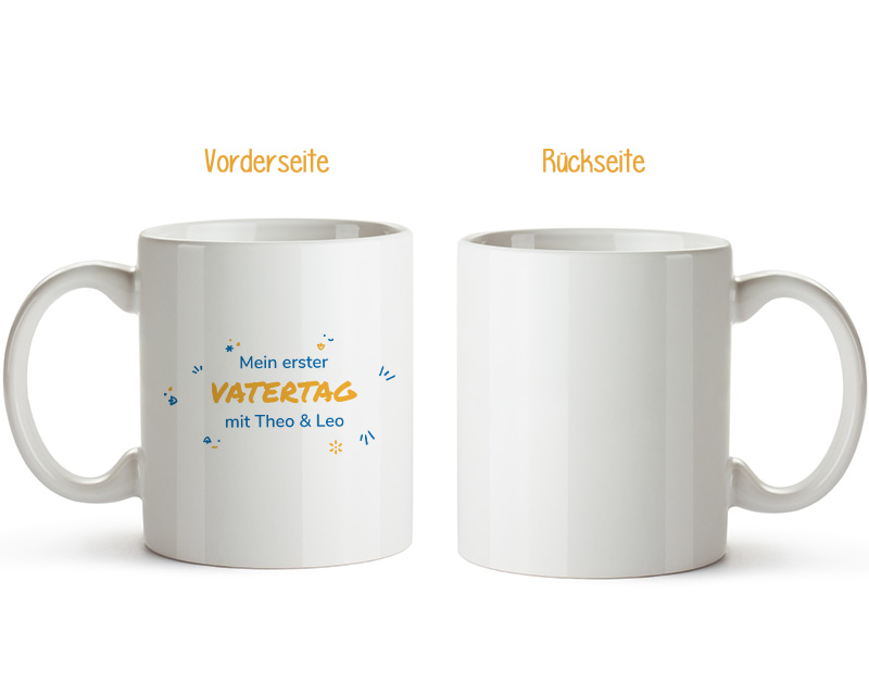 Personalisierbare Tasse - Mein erster Vatertag