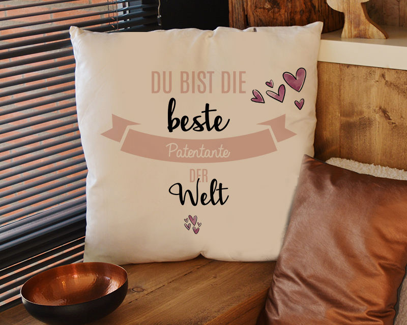Kissen - Du bist die Beste der Welt
