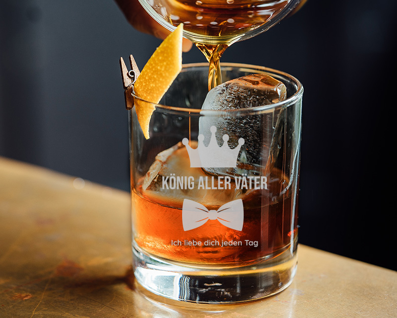 Personalisiertes Whiskyglas - Papa Royal