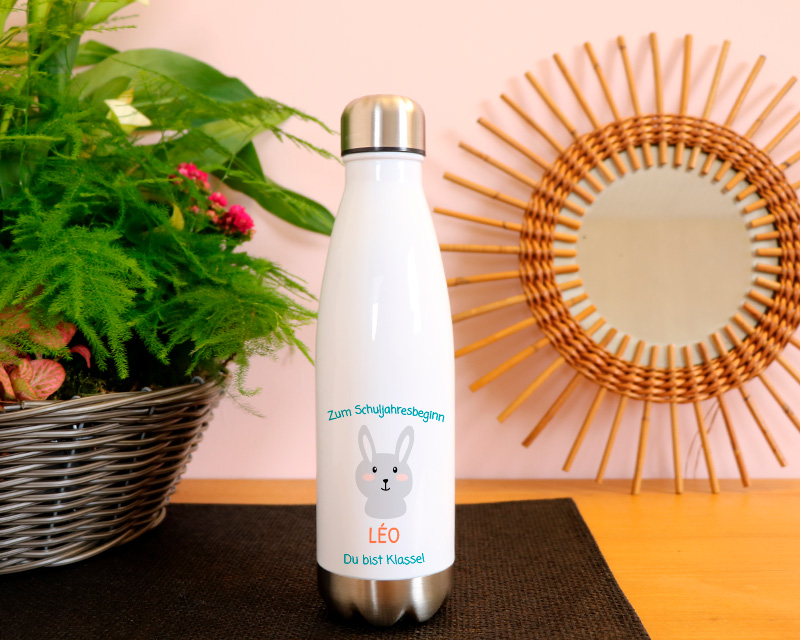 Gourde isotherme en inox personnalisable - Collection Animaux