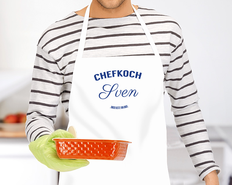 Personalisierbare Kochschürze - Vintage