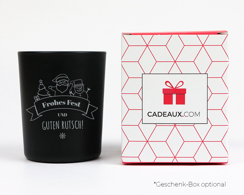 Bougie personnalisable parfumée - Joyeux Noël