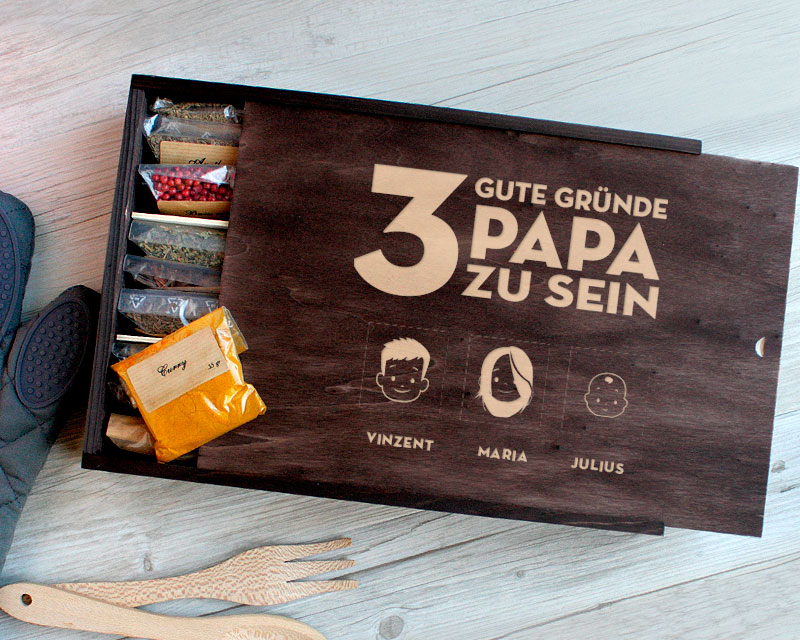 Gewürz-Geschenk-Set Kollektion Die guten Gründe Papa zu sein Family Circus