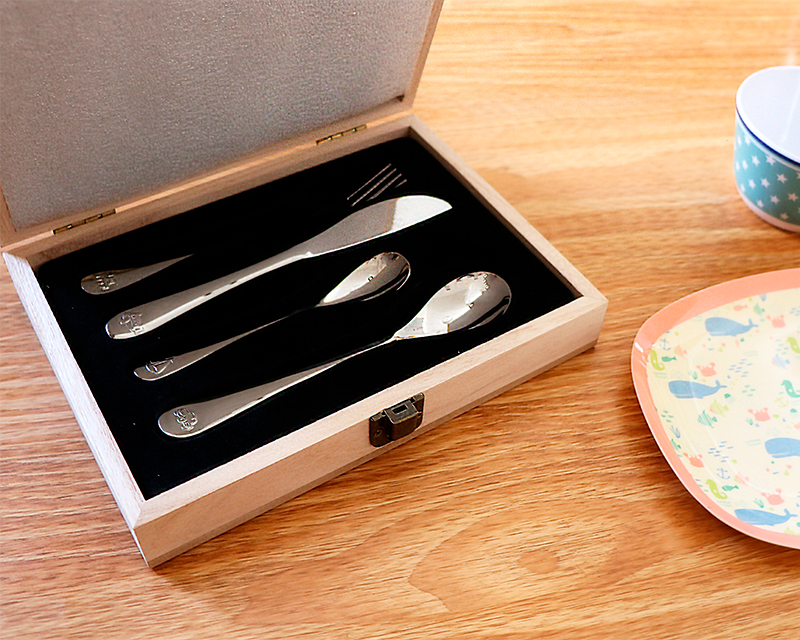 Kit couverts pour enfant personnalisable - Animaux