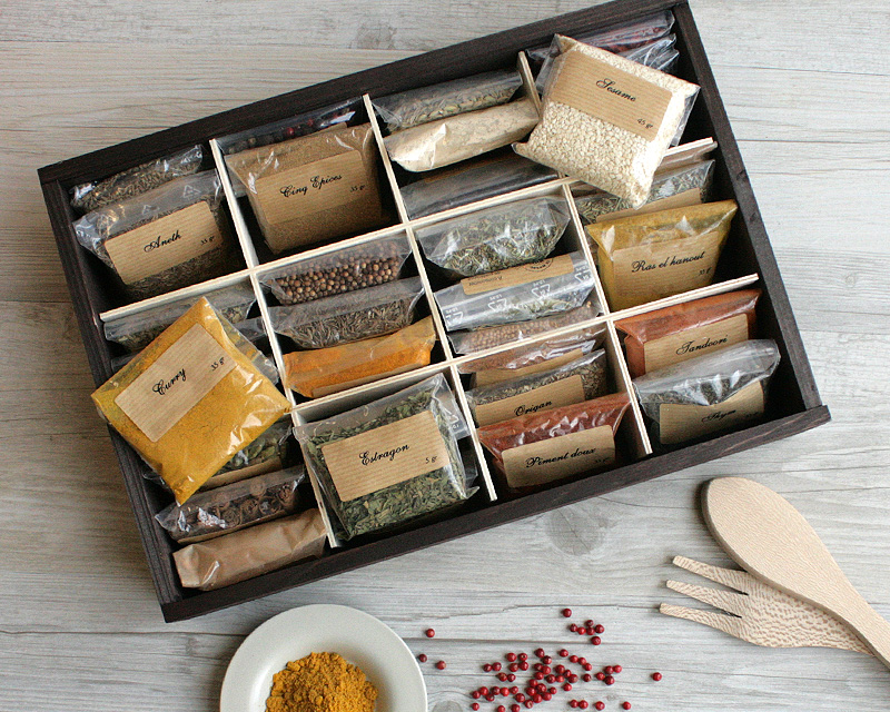 Coffret d'épices collection Cuisine d'Excellence
