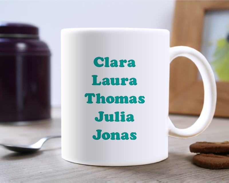 Tasse Herz Familie