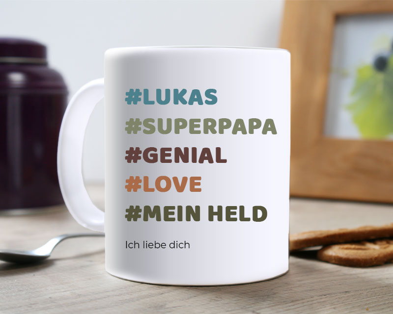 Tasse Hashtag
