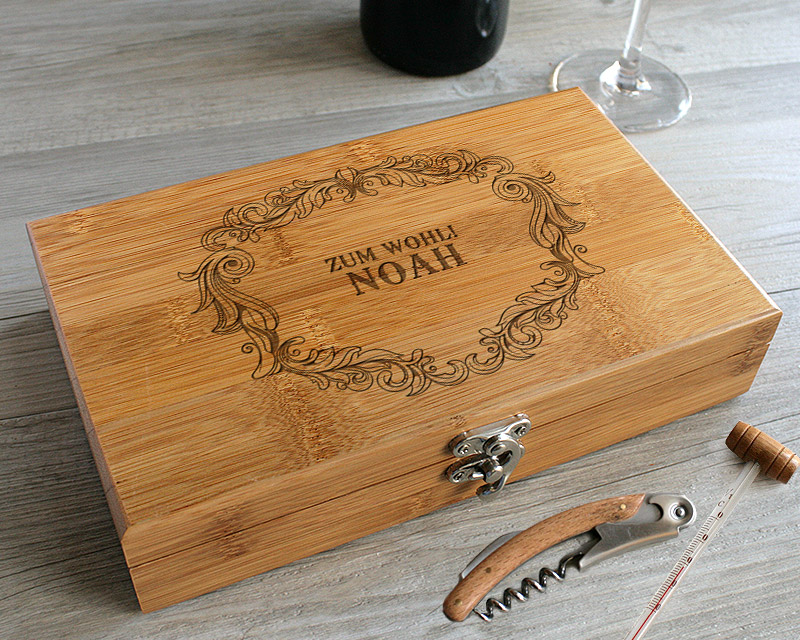 Wein Geschenk Box - Dekantierset Sommelier Set