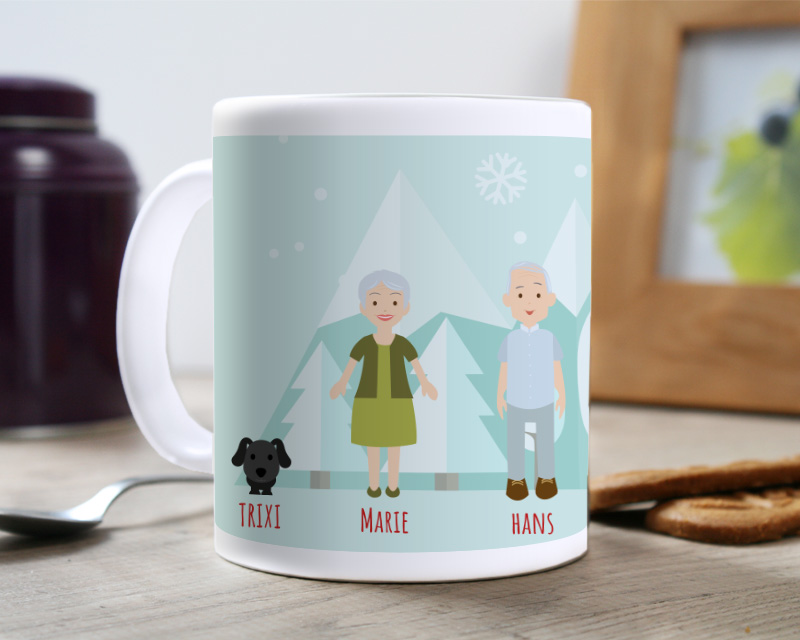 Tasse Family Circus Weihnachten